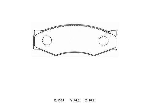 Winmax W5 Race Front Brake Pad Set WMP087-W5