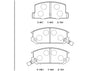 Winmax W3 Circuit Rear Brake Pad Set WMP129-W3