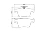 Winmax W3 Circuit Rear Brake Pad Set WMP1339-W3