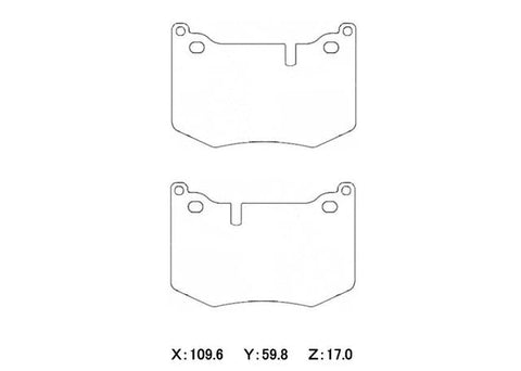 Winmax W3 Circuit Rear Brake Pad Set WMP1425-W3