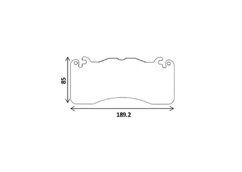 Winmax W6.5 Race Front Brake Pad Set WMP1509-W6.5