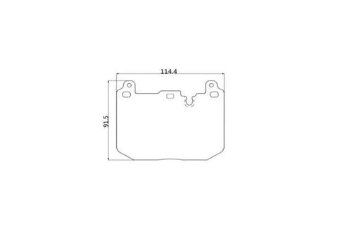 Winmax W6.5 Race Front Brake Pad Set WMP1548-W6.5