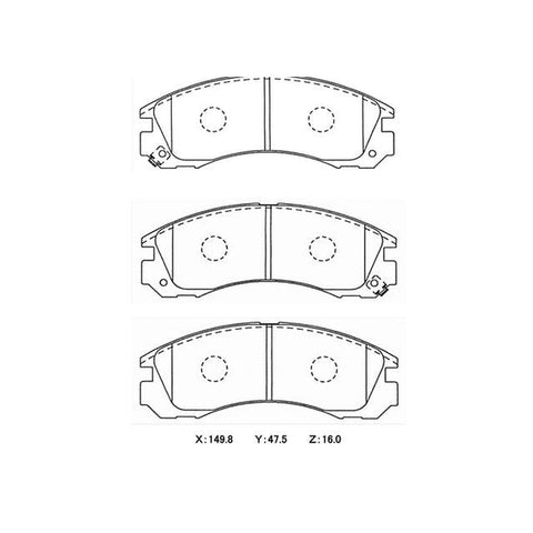 Winmax W6.5 Race Front Brake Pad Set WMP246-W6.5