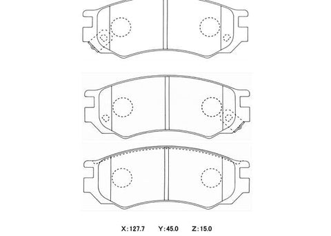 Winmax W1 Sport Front Brake Pad Set WMP254-W1