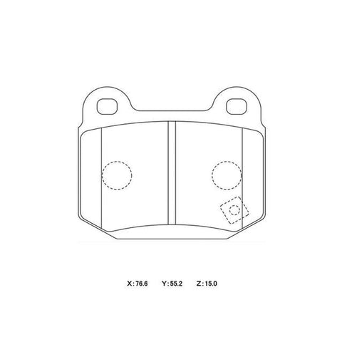 Winmax W3 Circuit Rear Brake Pad Set WMP330-W3