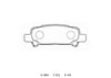 Winmax W1 Sport Rear Brake Pad Set WMP378-W1