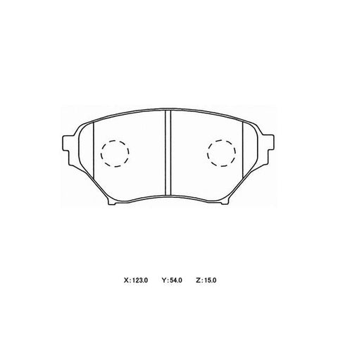 Winmax W5 Race Front Brake Pad Set WMP562-W5