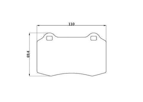 Winmax W1 Sport Rear Brake Pad Set WMP714-W1