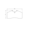 Winmax W5 Race Brake Pad Set WMP719-15.5-W5