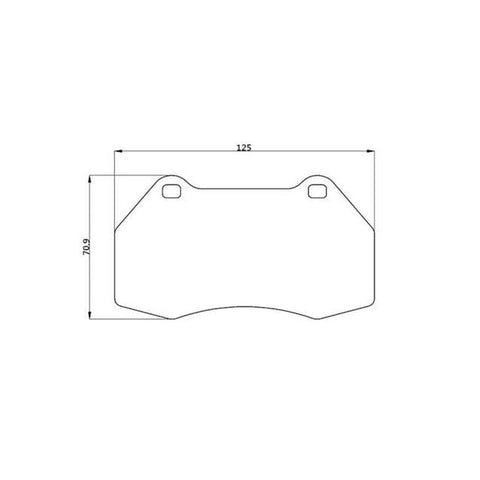 Winmax W3 Circuit Front Brake Pad Set WMP827-W3