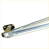 Silver metal wiper linkage arm with black plastic pivot and brass adjustment lever for holden isuzu rodeo kb 1988-2008