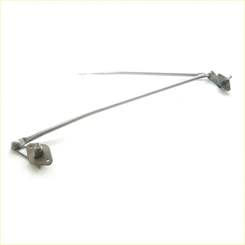 Silver metal wiper linkage arm with mounting brackets for Mazda B-Series Bravo B2200 B2600 1986-1993 back side view