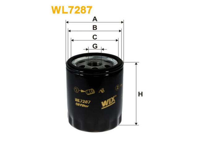 WIX Oil Filter WL7287