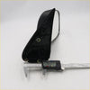Black plastic led door wing mirror housing with metallic arm shown from back for toyota hilux 2005-2015