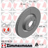Zimmermann OE Coat Z Brake Rotor Single 338mm Front