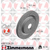 Zimmermann OE Coat Z Brake Rotor Pair 320mm Rear